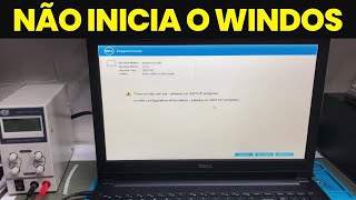 Notebook Dell Inspiron 15 3567 não inicia o Windows [upl. by Lehpar]