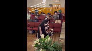 Man With Disabilities Miraculously Catches The Holy Spirit In Church [upl. by Brook620]