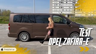 Električni putnički kombi stvoren za gradsku vrevu Testirali smo Opel Zafiru [upl. by Alekat]