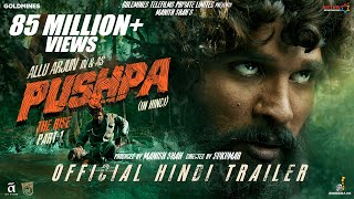 Pushpa  The Rise Hindi Official Trailer  Allu Arjun Rashmika Sunil Fahadh  DSP  Sukumar [upl. by Stanley]