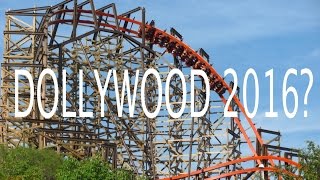 Will Dollywood Add a Launched Wooden Roller Coaster in 2016 NOW OUTDATED [upl. by Dnalram225]