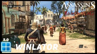 Assassin Creed IV Black Flag Winlator 80 Snapdragon 695 Game Test [upl. by Mayap]