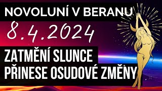 Zatmění Slunce a Novoluní v Beranu 84 2024 [upl. by Eeldarb15]