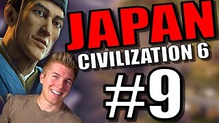 Civilization 6 Gameplay Japan Civ 6 Leader Hojo Tokimune Let’s Play Part 9  Domination Strategy [upl. by Eninahpets]