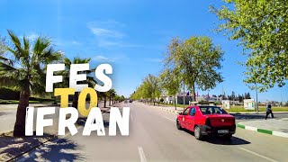 Exploring Moroccos Scenic Route Fes to Ifrane Drive through Stunning Landscapes [upl. by Bornie226]