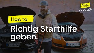 AutoScout24 Ratgeber Richtig Starthilfe geben [upl. by Kacerek]