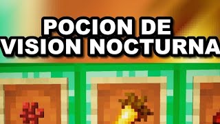 COMO HACER UNA POCION DE VISION NOCTURNA FACIL MINECRAFT 120 shorts minecraft minecraftshorts [upl. by Hgeilyak]