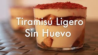 Receta rápida de Tiramisú Light Sin Huevo [upl. by Nugesulo612]