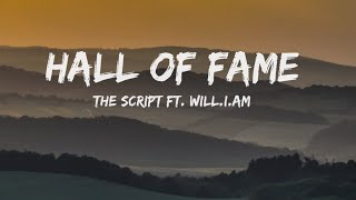 The Script  Hall Of Fame Lyrics ft william [upl. by Lisabeth]