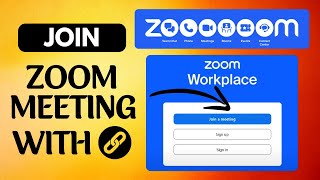 How To Join Zoom Meeting With Link On Laptop Step By Step Tutorial [upl. by Alraep]