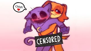 Dogday Caught Catnap By Surprise 🐶❤️😺 Catnap x Dogday┃Poppy Playtime Chapter 3┃Comic Dub [upl. by Ellimahs]