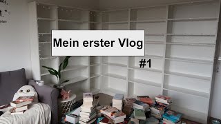 Mein erster Vlog Bücherregal umräumen von Thebookelle 1  Readandfit Booktube [upl. by Simmons]