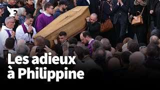 Plus de 1500 personnes assistent aux obsèques de Philippine [upl. by Liggett]