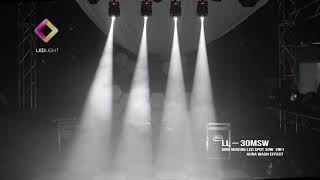 LED LIGHT LL – 30MSW MINI MOVING HEAD SPOT EFFECT 30W [upl. by Llamaj]