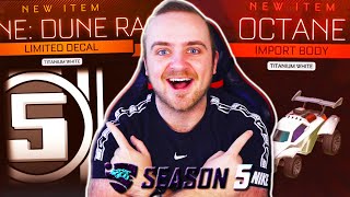 OMG THESE PLAYERS GET THE LUCKIEST DROPS EVER  INSANE SEASON 5 amp RLCS REWARDS IN ROCKET LEAGUE [upl. by Sucirdor]