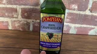 Pompeian 100 Grapeseed Oil  Honest Reveiw [upl. by Joana893]