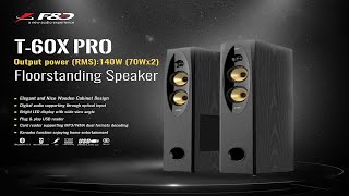 FampD T60X PRO 240W Tower Speaker full review with sound test  BEST TOWER SPEAKER FOR BASS LOVERS [upl. by Daveda418]