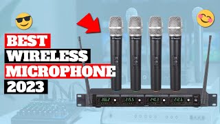 Best Wireless Microphone 2023  Wireless Microphone System Review [upl. by Onin]