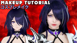 ☆ Acheron Cosplay Makeup Tutorial Honkai Star Rail ☆ [upl. by Eldredge]