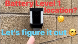 Ring Spotlight Cam Battery Level 1 And Level 2 Location Found HAPPY NEW YEAR [upl. by Ulrikaumeko]