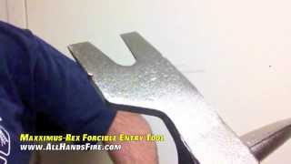 Maxximus Rex Tool Forcible Entry Halligan Bar [upl. by Jacquelin]