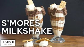 The Best Smores Milkshake  Easy Smores Milkshake  Everyday Favourites [upl. by Halilad933]