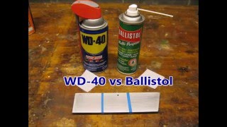 WD40 vs Ballistol  Corrosion Inhibitor Comparison [upl. by Ahsimrac]