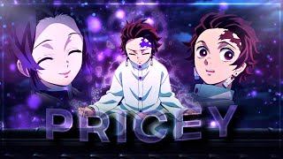 Tanjiro and Shinobu  Pricey EditAMV [upl. by Nyrmac]