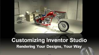 Customizing Inventor Studio  Rendering Your Designs Your Way [upl. by Steddman]