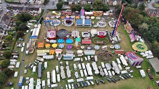 Rushden Feast Fair From Above 210924 [upl. by Yntrok]