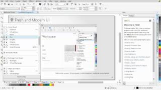 CorelDRAW® Graphics Suite X7  Redesigned fully customizable interface [upl. by Ahsuoj]