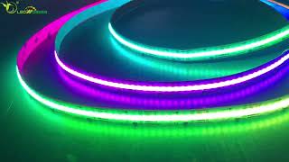 quotAddressable RGB COB LED Strip Lights Stunning Effectsquot [upl. by Dugaid226]