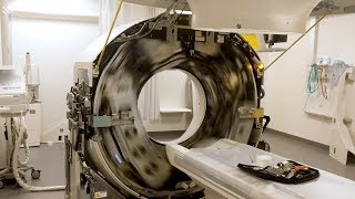 Radiographer Films Inside of a CT scanner spinning at full speed [upl. by Deming]