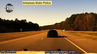 Blacked Out Dodge Charger Hellcat Evades Two State Troopers at 150 MPH [upl. by Fitzgerald956]