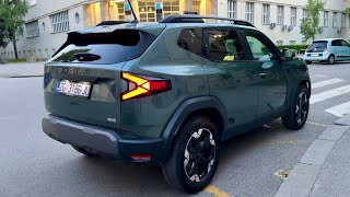 DACIA DUSTER 2024  EVENING POV test drive TCe 130 HP 4X4 DIGITAL cockpit amp AMBIENT colors [upl. by Aerdnod]