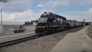 81524 Norfolk Southern Local with NS Coal Cars Death Stars amp heat wave in Centralia railfanning [upl. by Brady367]