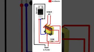 mini inverter circuit simple inverter diagram inverter shorts [upl. by Suryt]