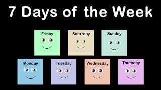 Days of the Week Song 7 Days of the Week Song [upl. by Juana175]