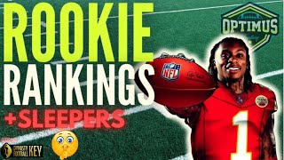 2024 Dynasty Rookie Rankings Top Fantasy Football Rookies You MUST Draft [upl. by Wildon]