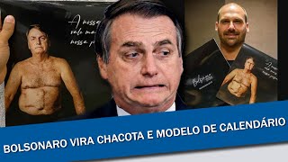 BOLSONARO VIRA PIADA AO LANÇAR CALENDÁRIO SEM CAMISA  EDUARDO BOLSONARO PASSA VERGONHA AO ANUNCIAR [upl. by Niriam]