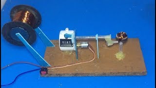 Automatic winding machine  Amazing idea  science school project 2018 [upl. by Gnuhc409]