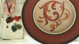 Telemark Bowl  Rosemaling by Gayle Oram MDA VGM [upl. by Jeanelle]