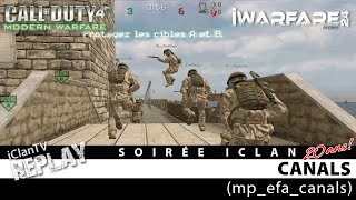 Soirée CoD4 en iWarfare24 sur CANALS  POV Cedmac [upl. by Alleiram669]