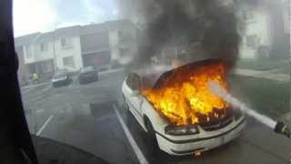 How to quickly and Professionally extinguish a car fire [upl. by Mason]