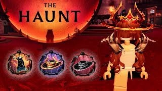 EVENT HOW TO GET VOID VAMPIRE ELITE HORNED HAT DEATHS DASTARDLY CAPE  Roblox The Haunt [upl. by Ranitta]