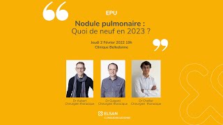 Nodule Pulmonaire 23  Quel parcours et quel bilan suite à la découverte d’un nodule  Dr CHOLLIER [upl. by Attenov]