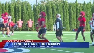 Liberty Flames open up fall football camp [upl. by Foster227]