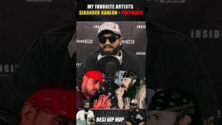 Sikander Kahlon amp Polymath favourite artists desihiphop hiphopmusic podcast sikanderkahlon [upl. by Earb75]