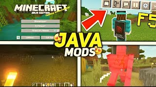 5 SECRET SETTINGS and MODS to make MCPE into JAVA EDITION 😱 100 working [upl. by Alesig]