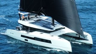 87  Living on a McConaghy 55 catamaran walkthrough tour [upl. by Vinia]